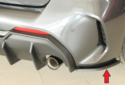 Rieger Tuning achterbumper aanzetstuk lateraal, rechts BMW 1-serie F40