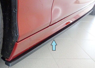 Rieger Tuning sideskirt aanpak Links BMW 1-serie F40
