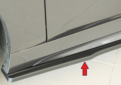 Rieger Tuning sideskirt aanzetstuk Links BMW 1-serie F40