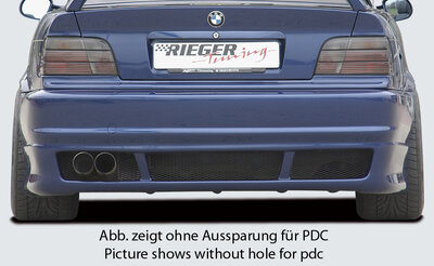 Rieger Tuning achterbumper (V2) BMW 3-serie E36