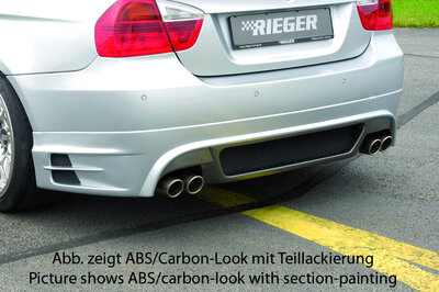 Rieger Tuning achterbumper verlenging BMW 3-Serie E90