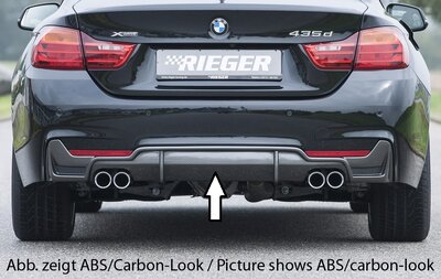 Rieger Tuning diffuser carbon BMW 4-Serie F32/33/36