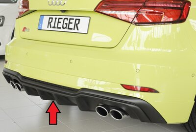 Rieger Tuning diffuser Audi A3 / S3 [8V]