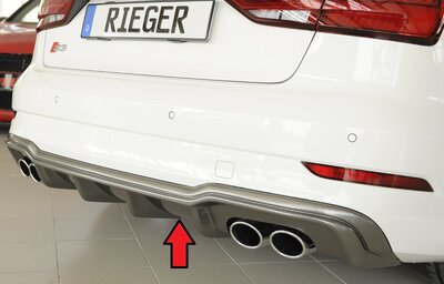Rieger Tuning diffuser (type: 99368) Audi A3 / S3 [8V]