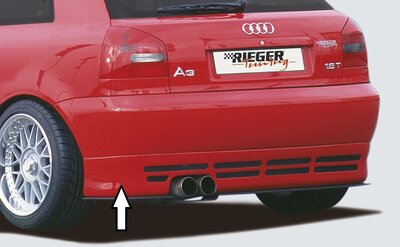 Rieger Tuning achterbumper verlenging Audi A3 [8L]