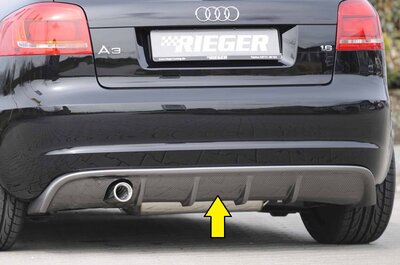 Rieger Tuning diffuser Audi A3 [8P]