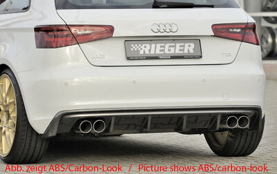 Rieger Tuning diffuser Audi A3 [8V]