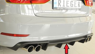 Rieger Tuning diffuser Audi A3 [8V]