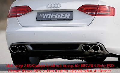Rieger Tuning diffuser Audi A4 [B8]