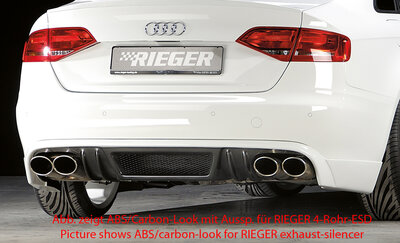 Rieger Tuning achterbumper verlenging Audi A4 [B8]