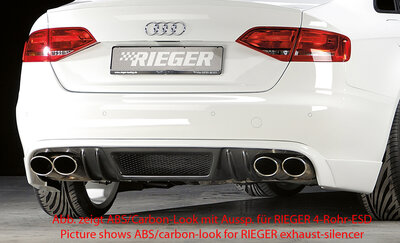 Rieger Tuning achterbumper verlenging Audi A4 [B8]