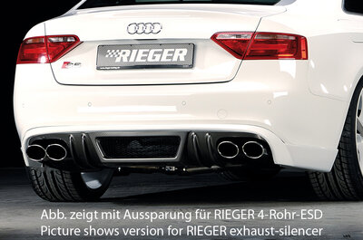 Rieger Tuning achterbumper verlenging Audi A5 / S5 [B8]