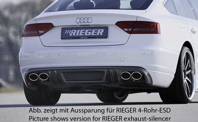 Rieger Tuning achterbumper verlenging Audi A5 [B8]