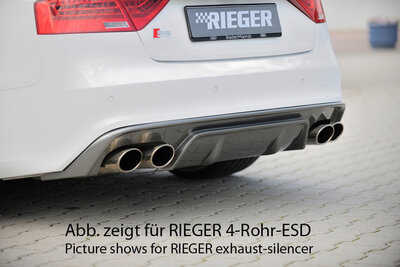 Rieger Tuning diffuser Audi A5 [B8]