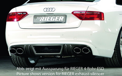 Rieger Tuning achterbumper verlenging Audi A5 [B8]