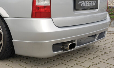 Rieger Tuning achterbumper verlenging Opel Astra G