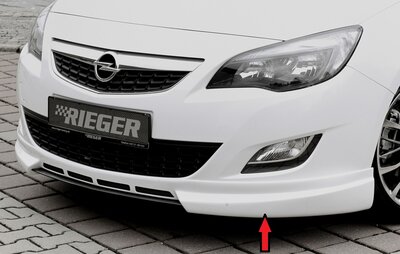 Rieger Tuning voorspoiler lip Opel Astra J