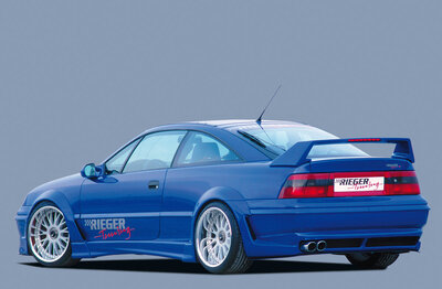 Rieger Tuning achterbumper verlenging Opel Calibra