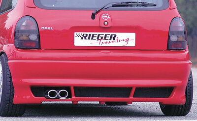 Rieger Tuning achterbumper verlenging Variante 1 Opel Corsa B