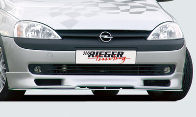 Rieger Tuning voorspoiler lip Opel Corsa C