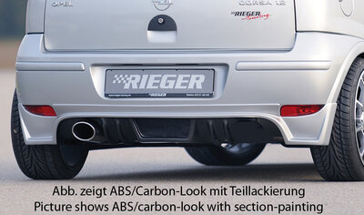 Rieger Tuning achterbumper verlenging Opel Corsa C