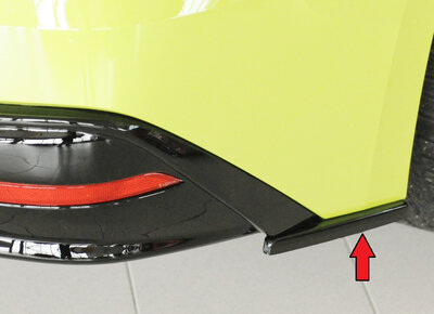 Rieger Tuning achterbumper aanzetstuk lateraal, rechts Skoda Enyaq iV / RS NY