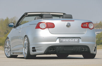 Rieger Tuning achterbumper verlenging VW Eos 1F