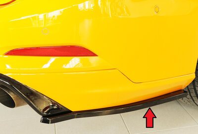 Rieger Tuning achterbumper aanzetstuk lateraal, rechts Ford Focus 4