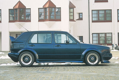 Rieger Tuning achtervleugel VW Golf 2