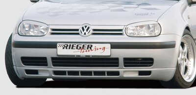 Rieger Tuning voorspoiler lip V6-Look VW Golf 4