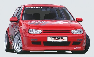 Rieger Tuning voorspoiler verlenging VW Golf 4