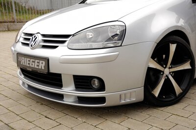 Rieger Tuning voorbumper spoiler lip VW Golf 5