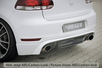 Rieger Tuning achterbumper verlenging VW Golf 6