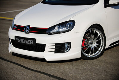 Rieger Tuning voorspoiler lip VW Golf 6