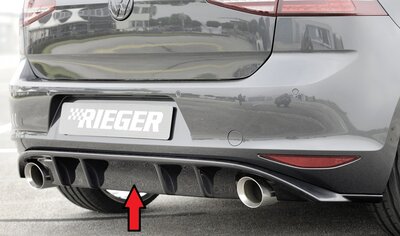 Rieger Tuning diffuser VW Golf 7