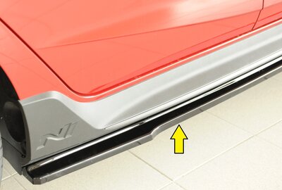 Rieger Tuning sideskirt aanzetstuk Rechts Hyundai i20N