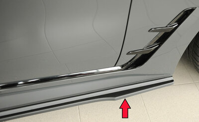 Rieger Tuning sideskirt aanzetstuk Rechts BMW i4 M/ 4-Serie G26