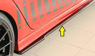 Rieger Tuning sideskirt aanzetstuk Rechts Cupra Leon [KL]