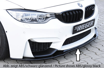 Rieger Tuning voorsplitter voor voorbumper BMW M3 / M4 F80/82