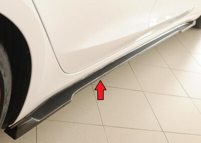 Rieger Tuning sideskirt aanzetstuk Rechts Tesla Model 3