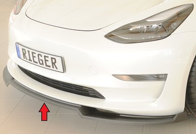 Rieger Tuning splitter Tesla Model 3