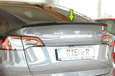 Rieger Tuning achterklep spoiler Tesla Model Y