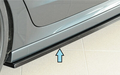 Rieger Tuning sideskirt aanzetstuk Rechts Skoda Octavia NX