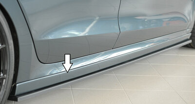 Rieger Tuning sideskirt (XS) Rechts Skoda Octavia NX