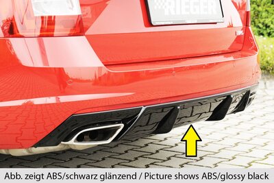 Rieger Tuning diffuser Skoda Octavia RS 5E