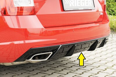 Rieger Tuning diffuser Skoda Octavia RS 5E