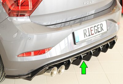 Rieger Tuning diffuser VW Polo (AW)