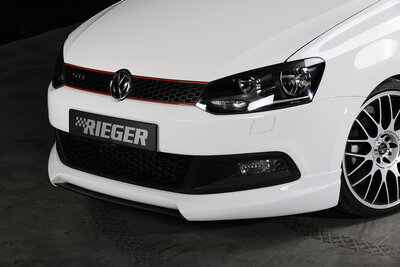 Rieger Tuning voorspoiler lip VW Polo 6 (6R)
