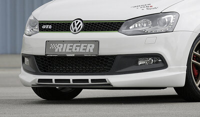 Rieger Tuning voorbumper spoiler lip VW Polo 6 (6R)