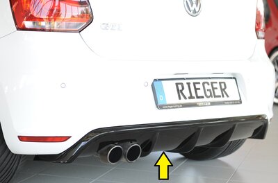 Rieger Tuning diffuser VW Polo 6 (6R)
